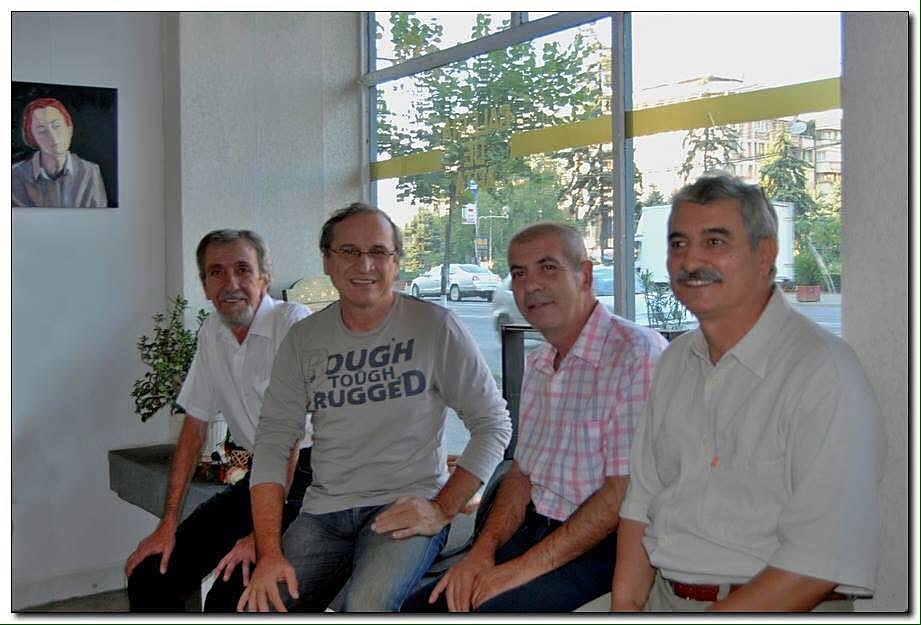 Ion Șinca alături de colegii de breaslă