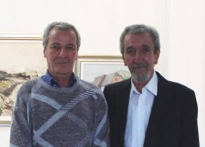 Ion Șinca alături de fratele său, Vasile Șinca