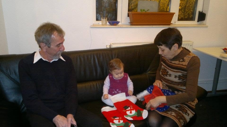 Ion Șinca alături de nepoata Catrinel